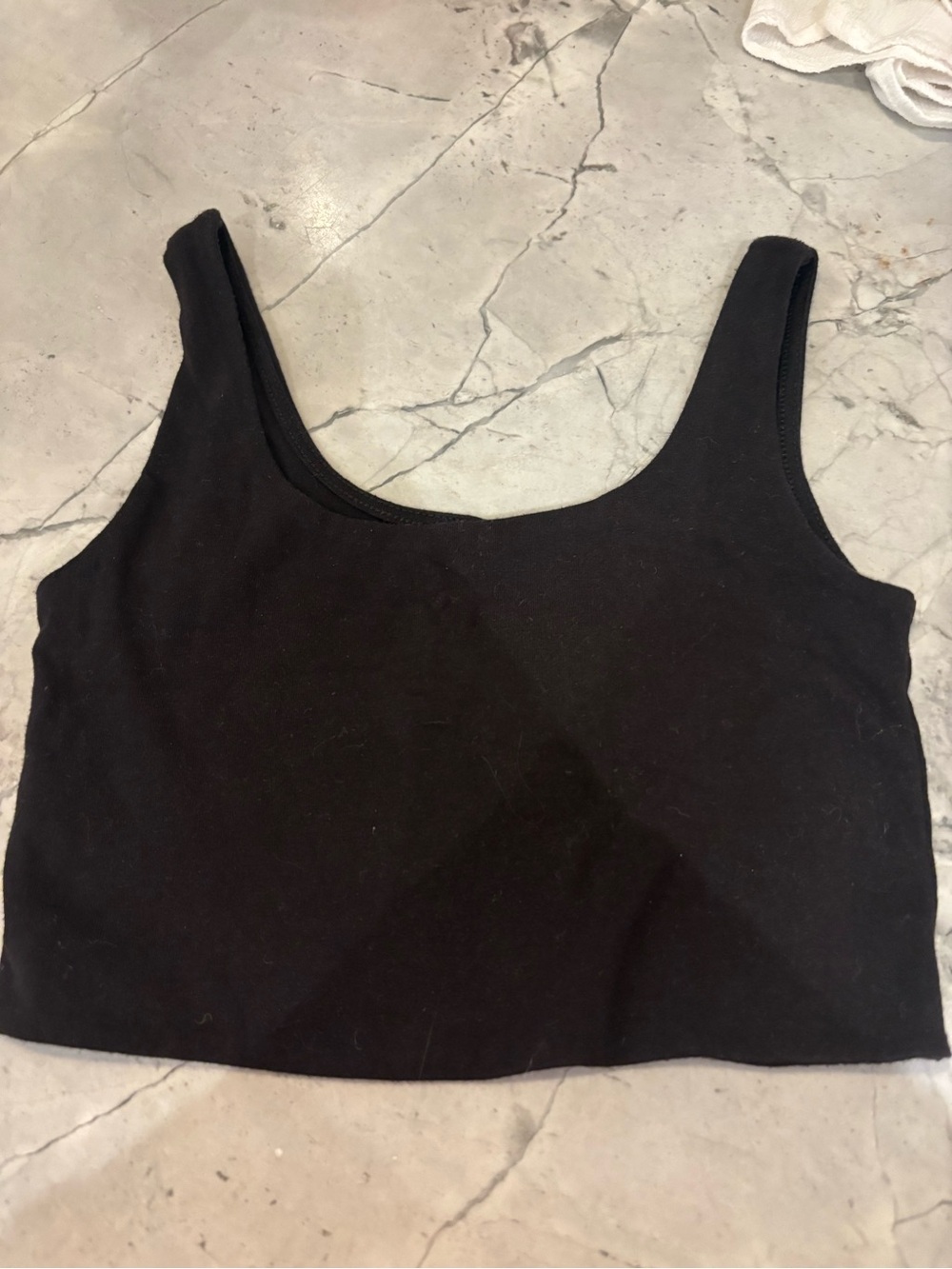 art class Black Scoop Neck Crop Top